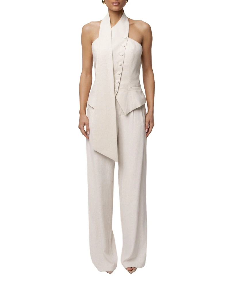 Jluxlabel Women's Asymmetric Scarf Top