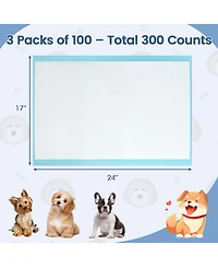 Cozito Puppy 300 Count 6 Layer Leak Proof