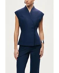 Nocturne Women's Tailored Sleeveless Vest