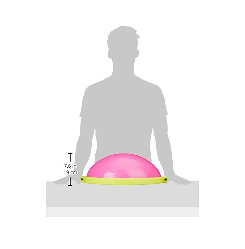 Bosu 50-Centimeter Non-Slip Travel-Size Home Gym Workout Balance Trainer