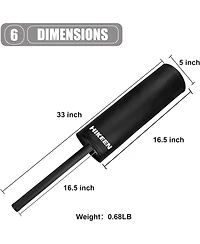 Hikeen Padded Blocking Guards, 2 Pack Basketball Blocking Pads, Defense Sticks, Padded Contact Sticks, Pop Up Defender