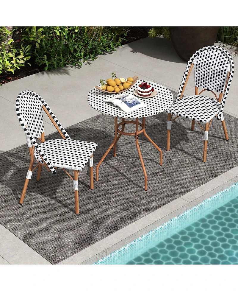 Gouun French Table and Dining Chairs