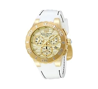 Technomarine Men's Tm-115078 Cruise Quartz Chronograph Gold Dial Watch