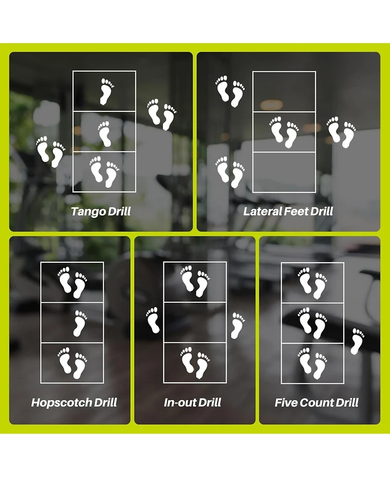 Hikeen Agility Ladder - Speed Ladder for Football, Basketball - Durable Rubber Training Ladder for Footwork