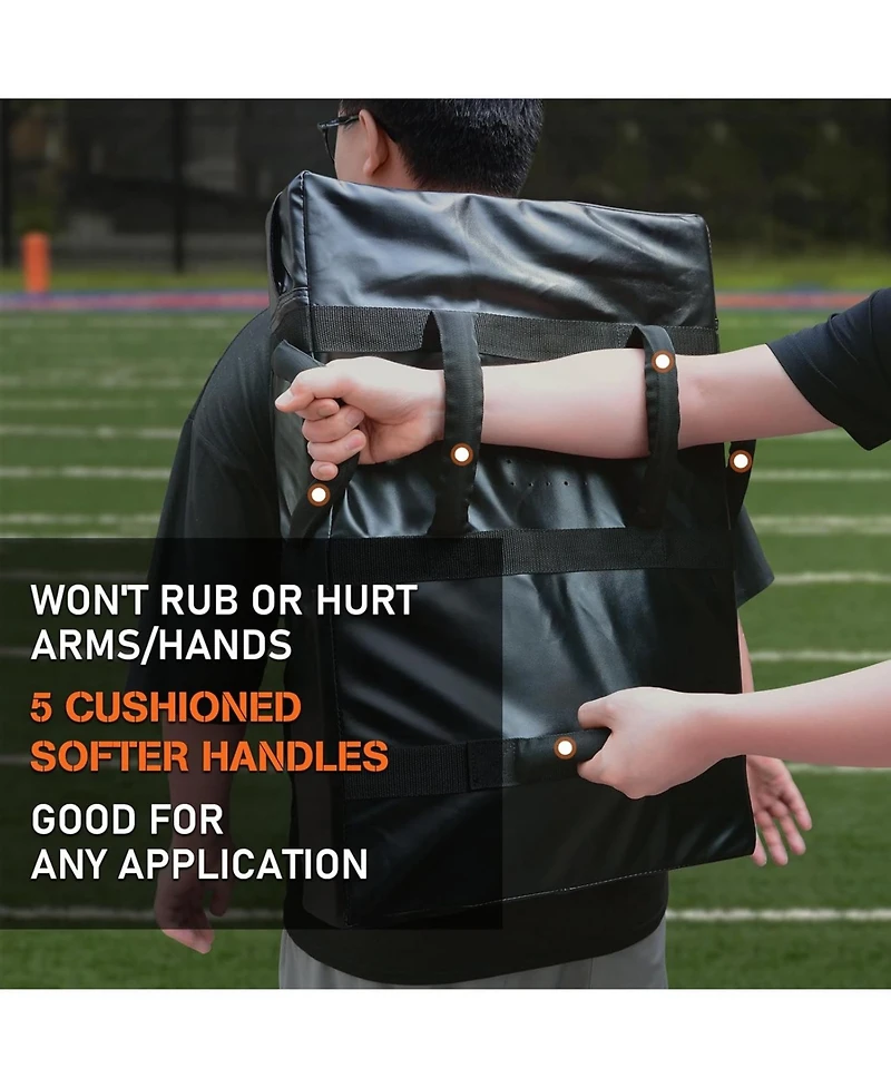 Hikeen Football Blocking Pad Training Equipment Denser Softer Foam Kick Pads for Football, Basketball, Hockey, Lacrosse Tackle Dummy