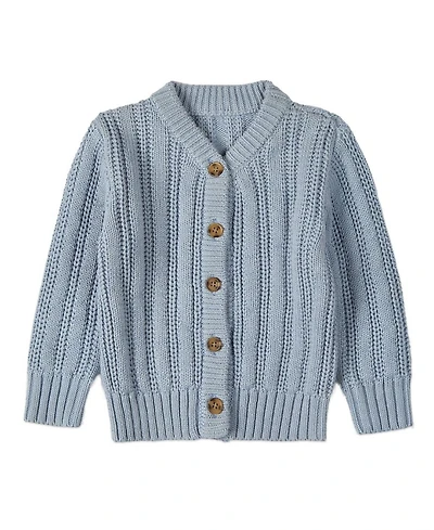 MeMoi Baby Girls Cozy Oversized Cable-Knit Cardigan Sweater