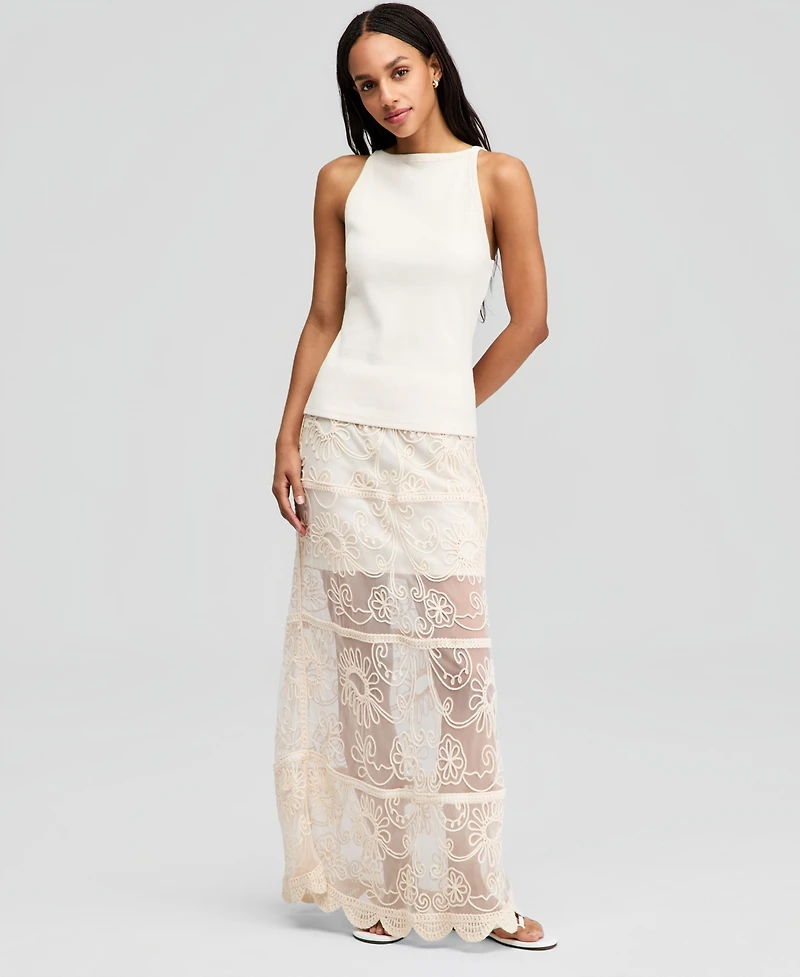 And Now This Women's High-Neck Sleeveless Tank Top, Macy's Exclusive