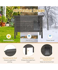 Cozito Cat House Outdoor Insulated with All-Round Foam for Winter
