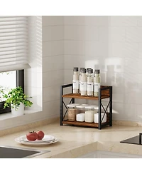Gnuadz Countertop 2 Tier Spice Rack Organizer