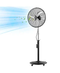 Mecale Inch Industrial Wall Mount Fan Cfm High Velocity 3-Speed