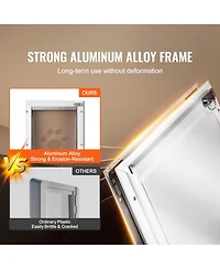 Cozito Pet Door 8.27 x 11.93 in Aluminum Weatherproof Lockable