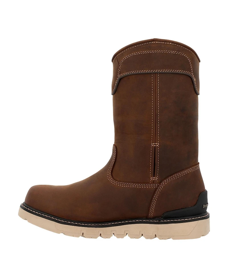 Georgia Boot Men's Carbon Flex Wedge 11" Pull On Waterproof Toe Work