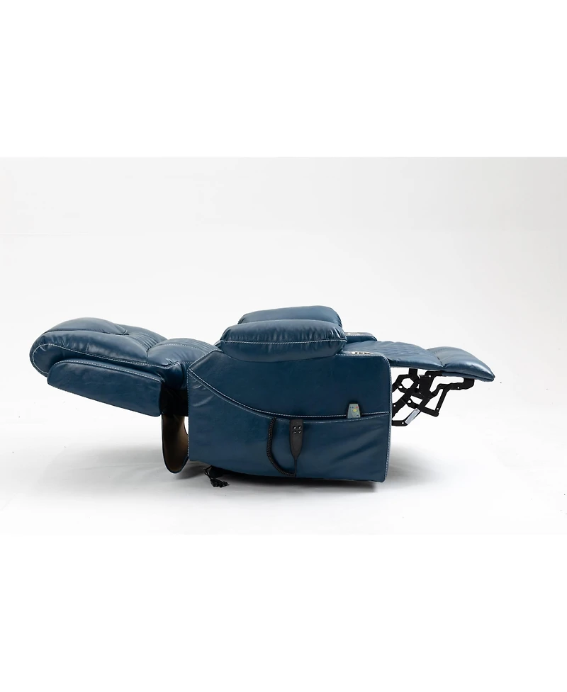 Clihome Lounge chair lift chair relax sofa chair sitting room furniture sitting room power supply elderly electric lounge chair (180 degree lying flat