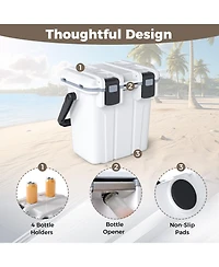 Sugift Ultra-Light Injection Molded Cooler 21 Qt Hard Ice Chest