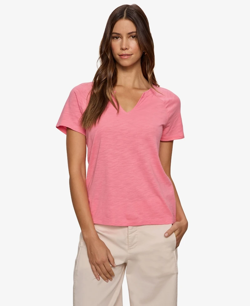 Sanctuary Women's Notched Muscle T-Shirt