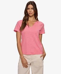 Sanctuary Women's Notched Muscle T-Shirt