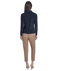 Tommy Hilfiger Women's Long-Sleeve Button Up Top