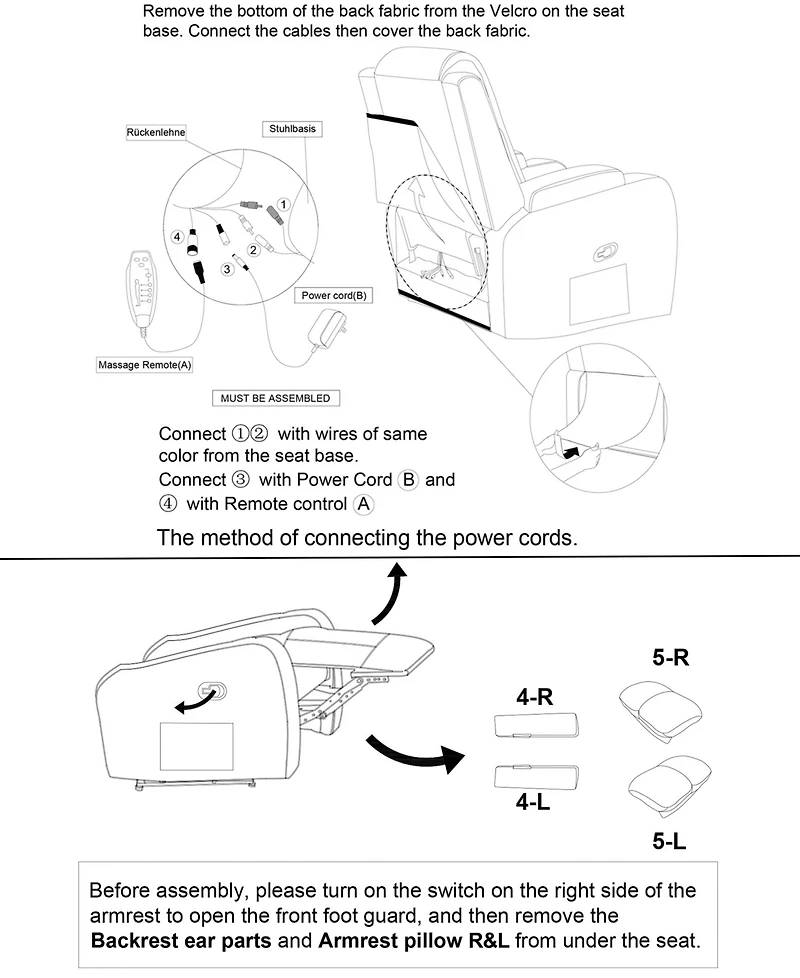 Dyhome Faux Leather Upholstered Dining Chairs Set of 2, Modern Design Side With Metal Leg and Back