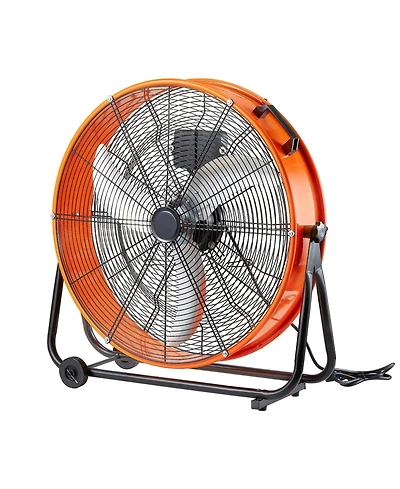 Mecale 24 Inch Industrial Drum Fan 8600 Cfm with Timer Heavy Duty