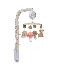 Lambs & Ivy Mushroom Meadow Musical Baby Crib Mobile Soother Toy