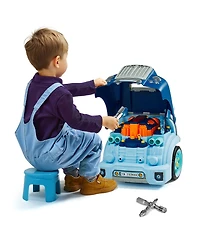 Mecale 60 Piece Kids Engine Toy with Lights and Sounds, Ages 3+