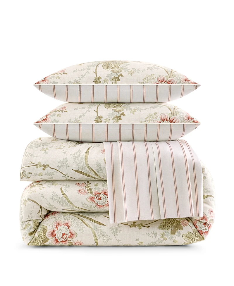 Waverly Stonington Cotton 4-Pc. Comforter Set