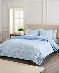 Waverly Kaidyn Print Microfiber 3-Pc. Quilt Set