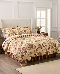 Waverly Charleston Chirp Cotton 4-Pc. Quilt Set