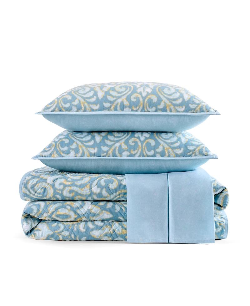 Waverly Kensington Cotton 4-Pc. Quilt Set