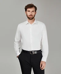 Alfani Men's Regular Fit Solid Dress Shirt, Macy's Exclusive