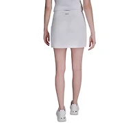 Dkny Sport Women's Balance Compression Super High Waist Pull-On Skort