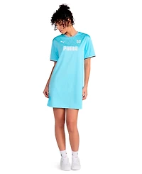 Puma Women's V-Neck Relaxed Jersey Dress