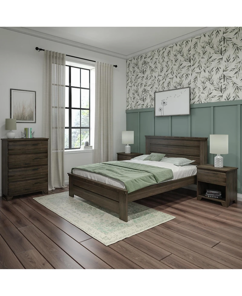 Max & Lily Farmhouse Queen Panel Bed