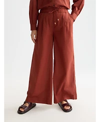 Scotch & Soda Women's and Cotton Voile Pull On Beach Pant