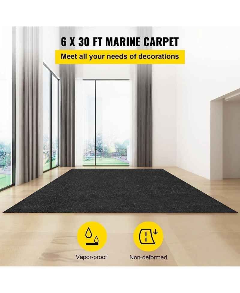 Sugift Marine Carpet 6ft x 30ft, Waterproof Boat Carpet