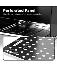 Sugift Folding Welding Table Accessories with Perforated Panel