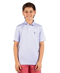 Tailorbyrd Boys Multi Dots Printed Performance Polo