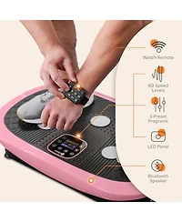 Lifepro Rumblex Plus 4D Vibration Plate Exercise Machine, Triple Motor Full Body Vibrating Plate for Weight Loss & Lymphatic Drainage