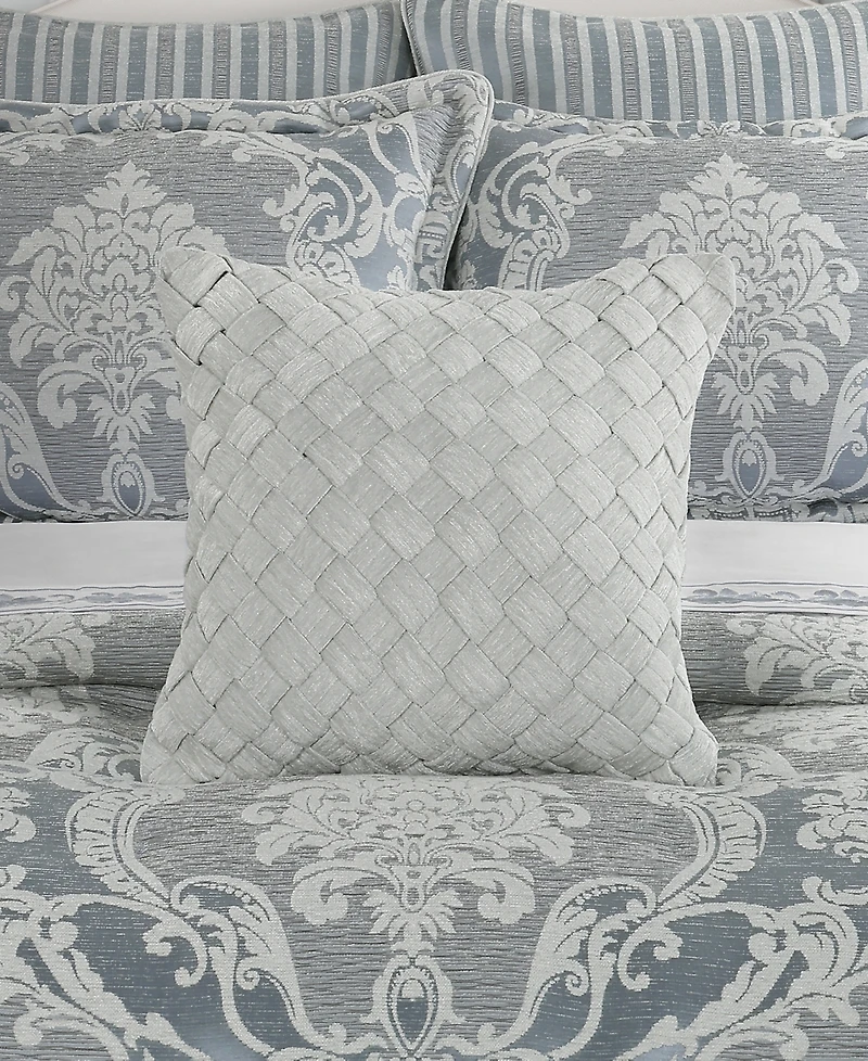 J Queen New York Queensbury Square Decorative Pillow, 18" x 18"
