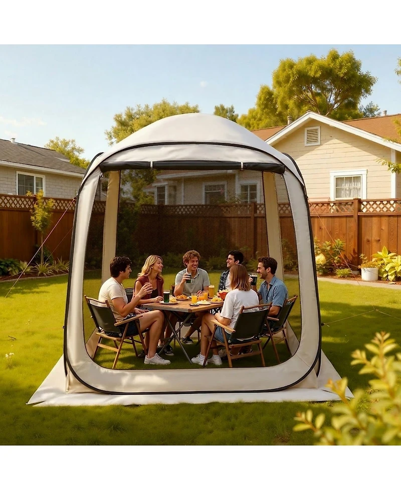Inolai Pop Up Screen House Tent with Carry Bag for Outdoor Activities