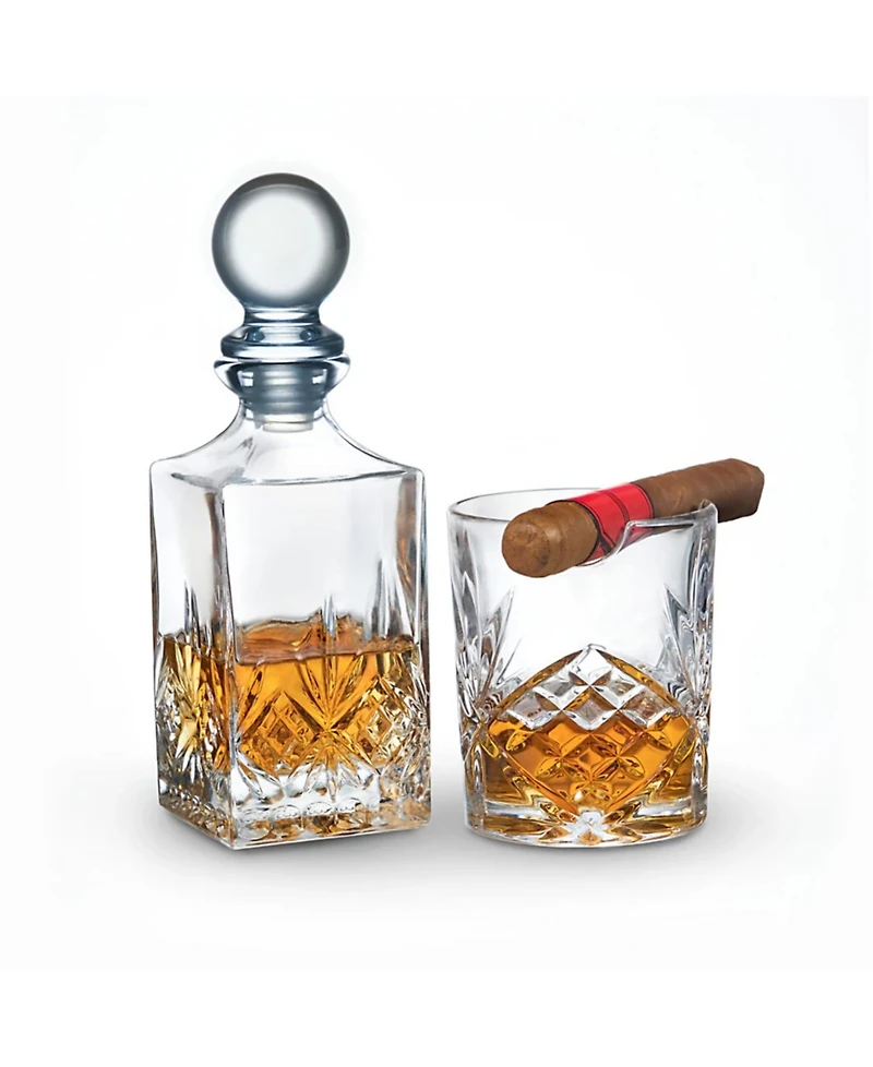 Godinger Whiskey Rye Dublin 2-Pc. Decant Delight Set