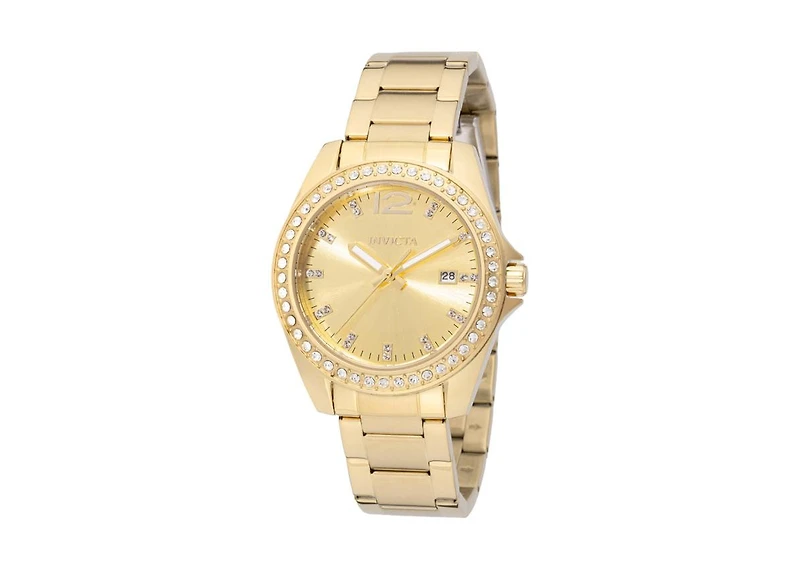 Invicta Women's 49847 Angel Quartz PC32 Gold Dial Watch