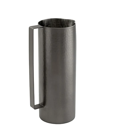 Godinger Temari Hammered Gunmetal 42 oz. Beverage Pitcher