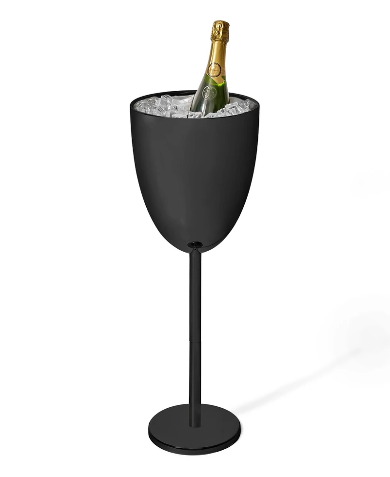 Godinger Monaco Noir Double Walled 28.5" Standing Ice Bucket