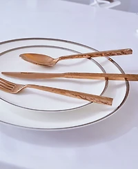 Godinger Rustic Mirrored Stainless Steel 20-Pc. Flatware Set, Service For 4