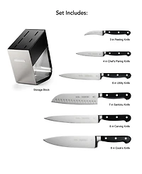 Tramontina Pro Series Forged 7-Pc. Knife Block Set