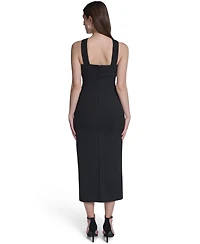 Eliza J Women's Slit Halter Neck Midi Dress