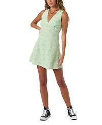 O'Neill Women's Eloise Paisley Print V-Neck Dress