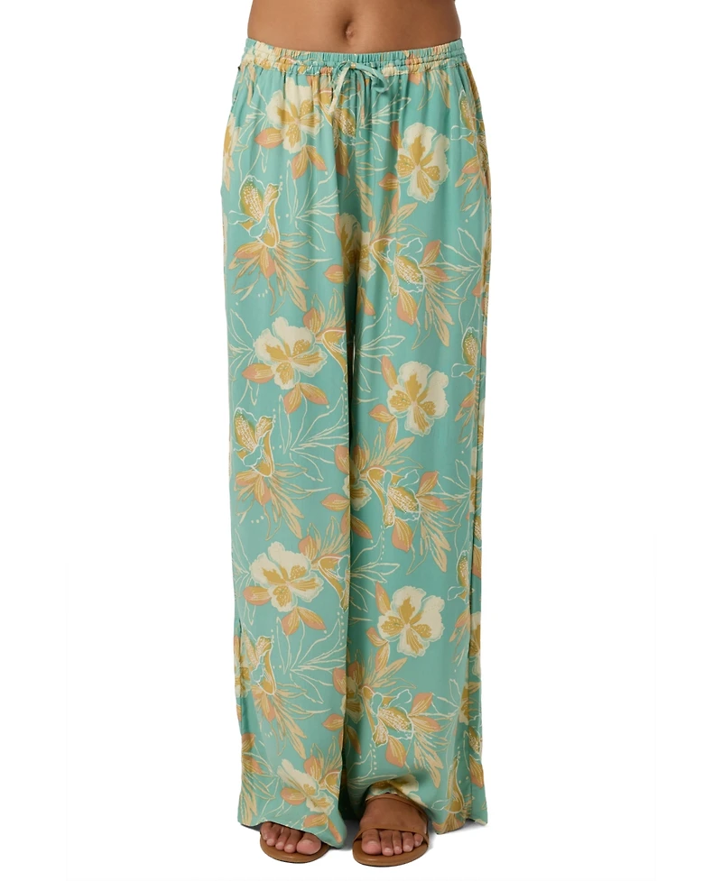 O'Neill Women's Viscose Rosalie Tiki Printed Pants