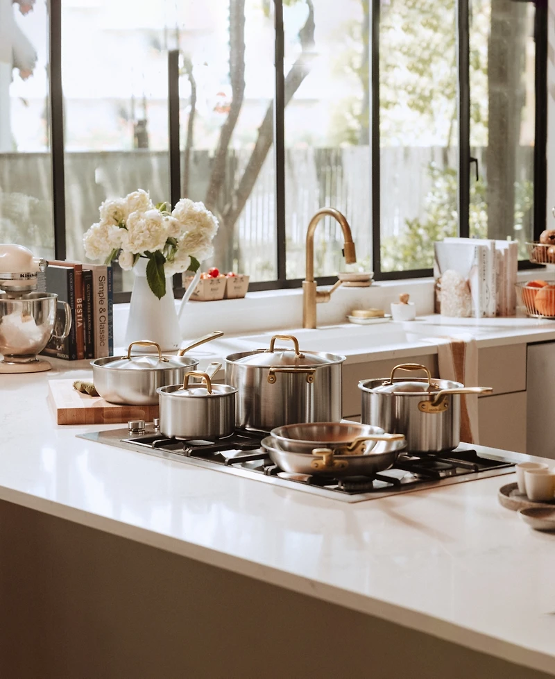 Made In Stainless Steel Clad 10-Piece Cookware Set